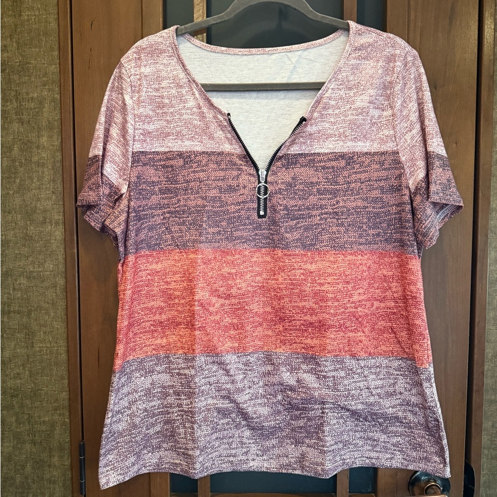 Women's Casual Zipper Top